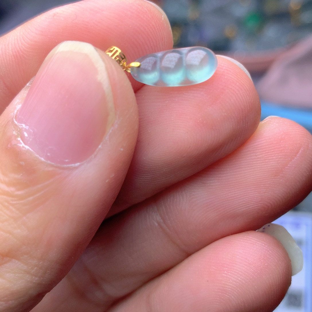 【闪购商品】翡翠18K金镶嵌颈饰翡翠