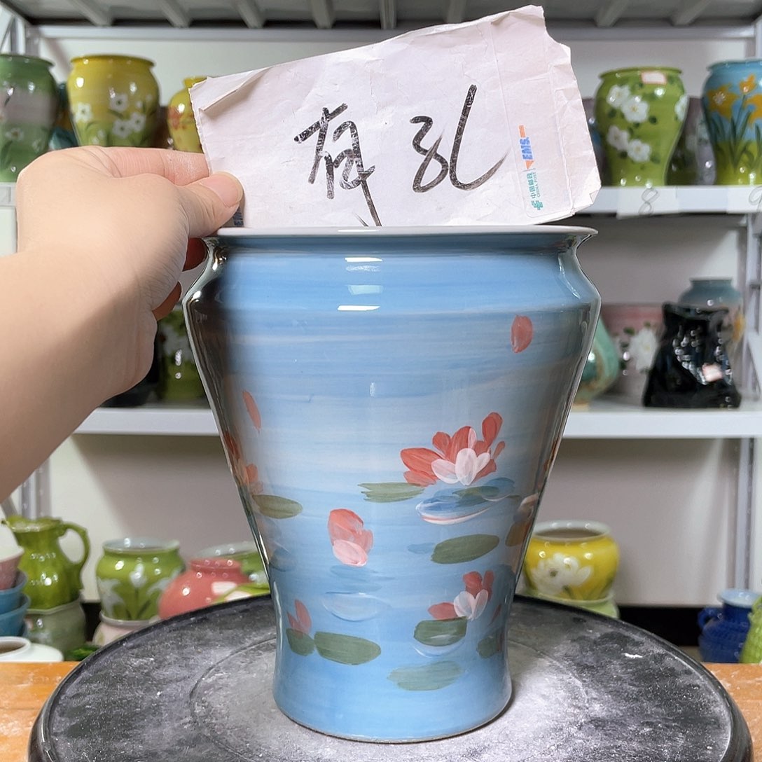 景德镇陶瓷花盆花器暇258