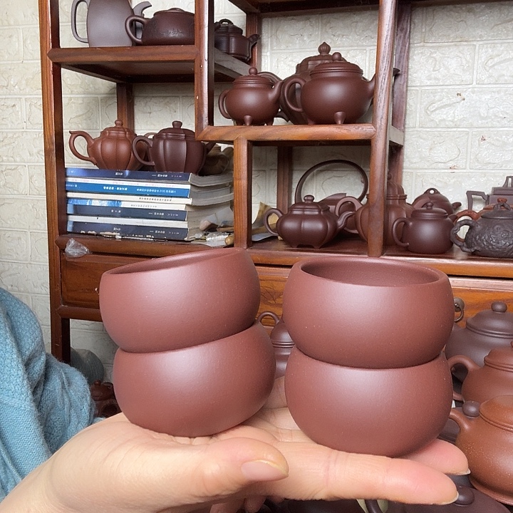 茶壶紫砂杯子80cc杯子