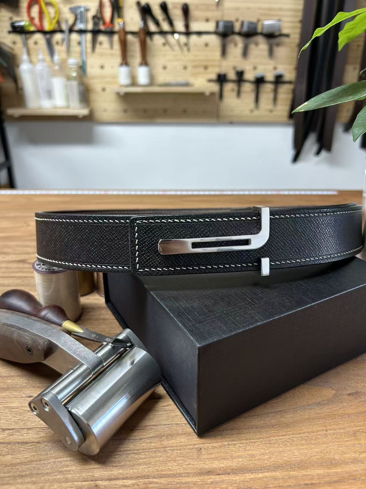 男士双面时尚百搭休闲商务手工腰带