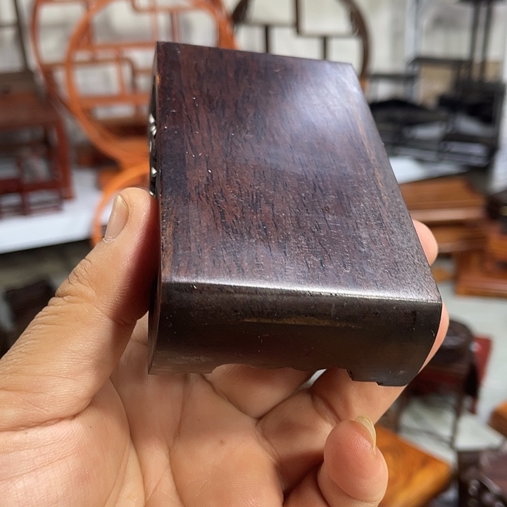 香榧木红木底座工艺品11