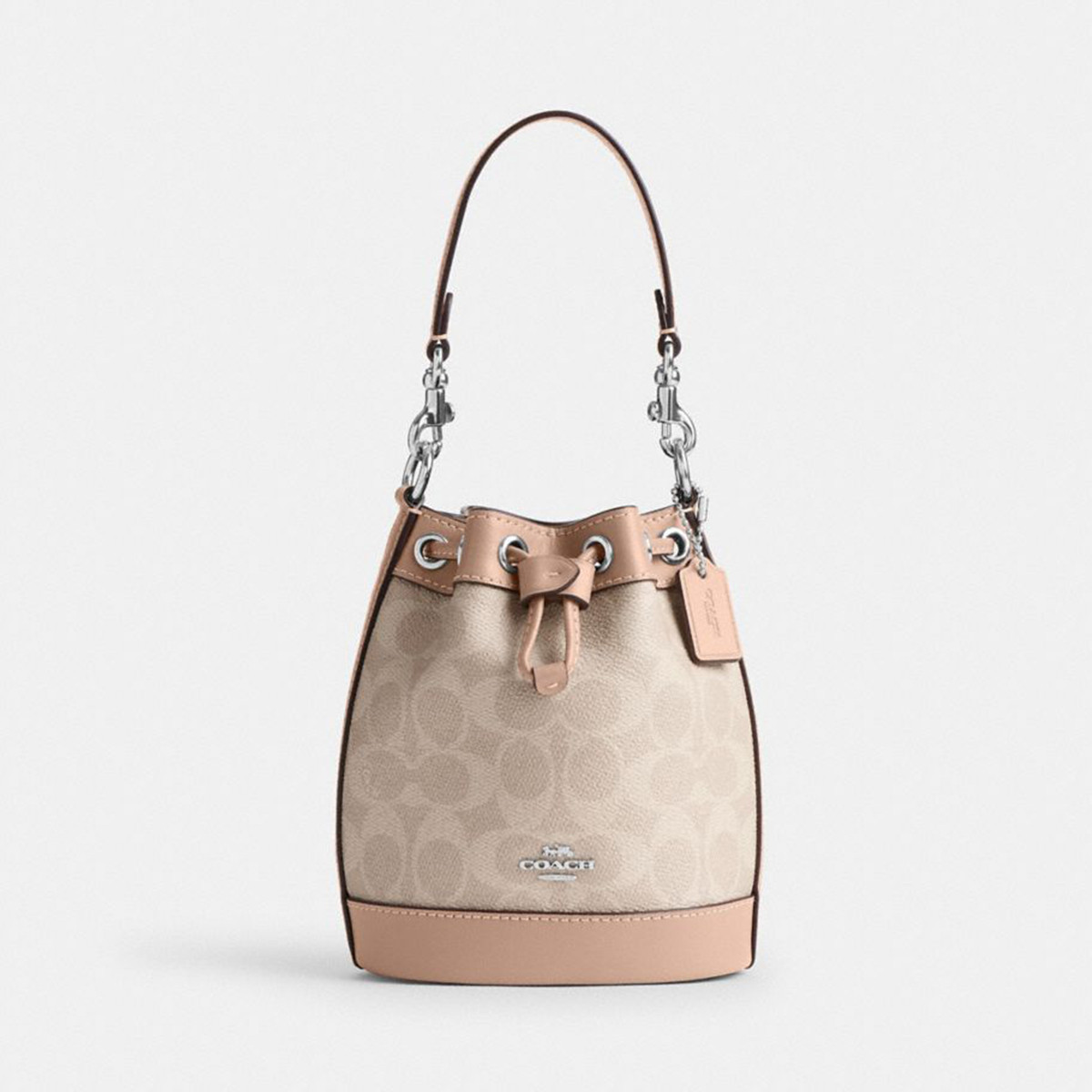 COACH｜【全国联保】蔻驰Dempsey 14迷你手提斜挎水桶包CW299