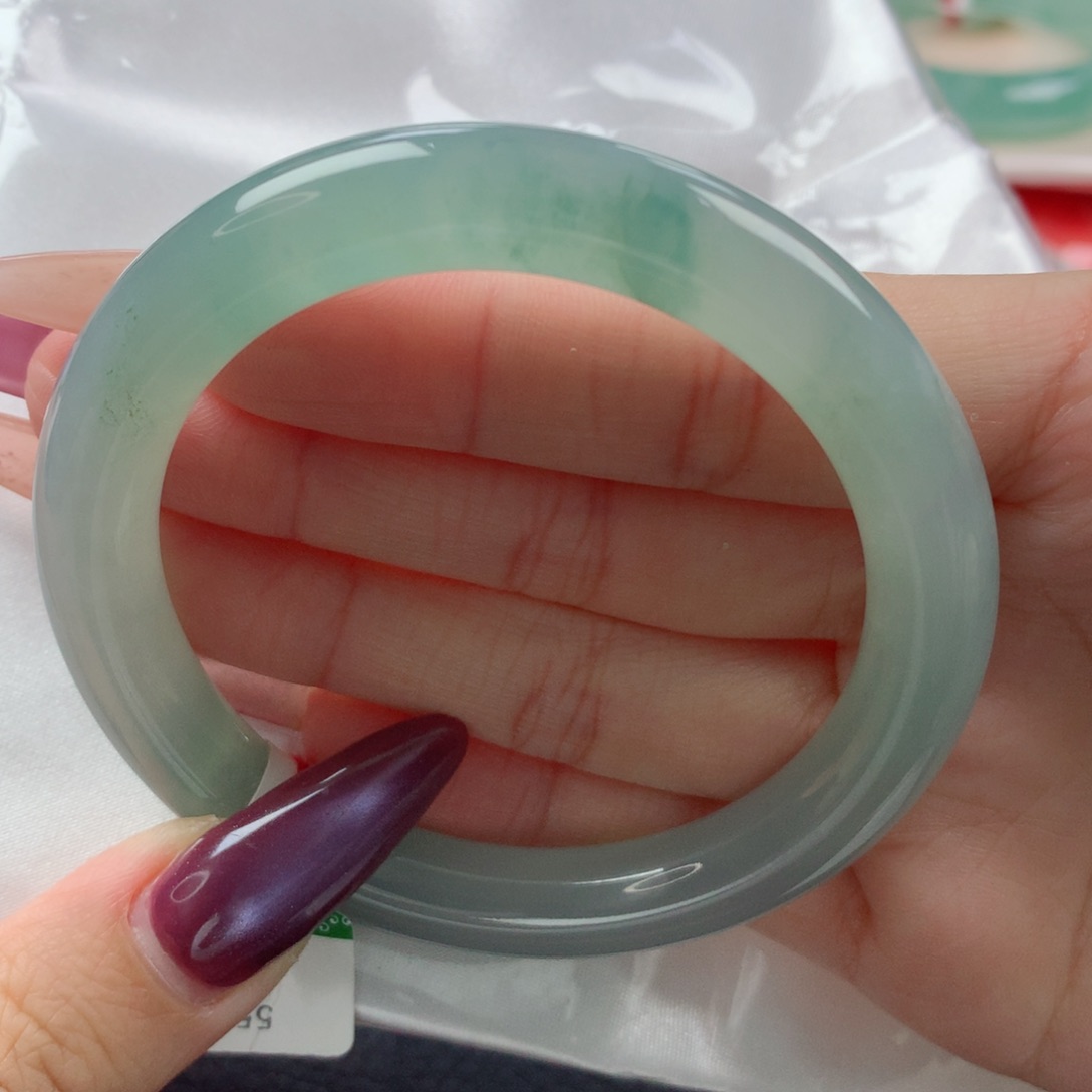 未镶嵌手镯翡翠缅甸天然翡翠A货55