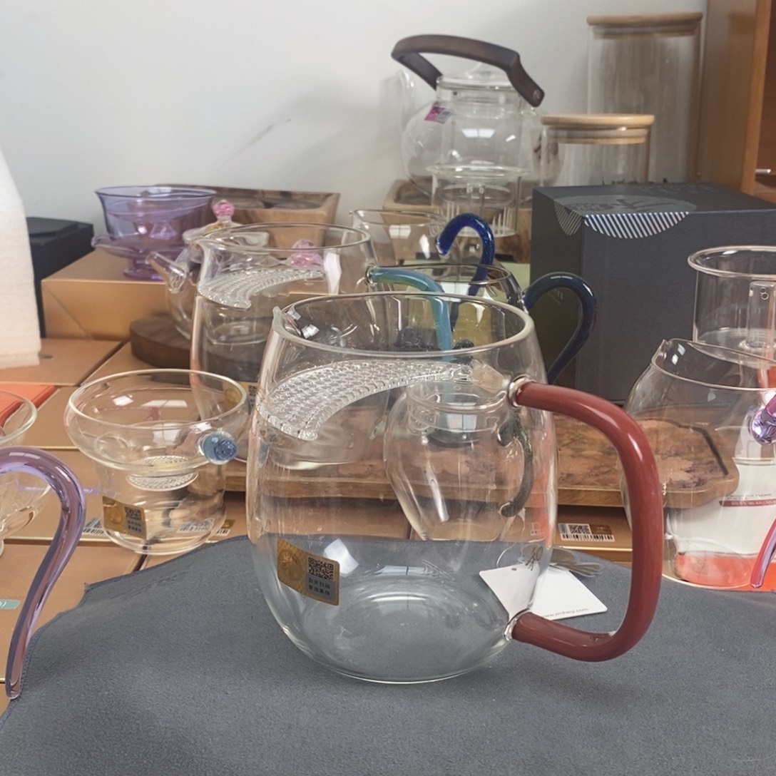 禾器煮茶壶汝红色样品