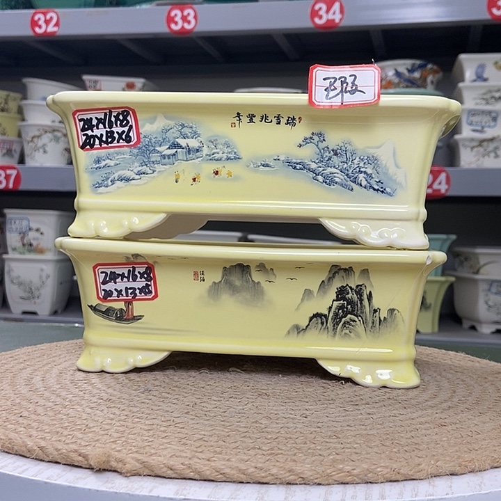 紫砂紫砂花盆0852