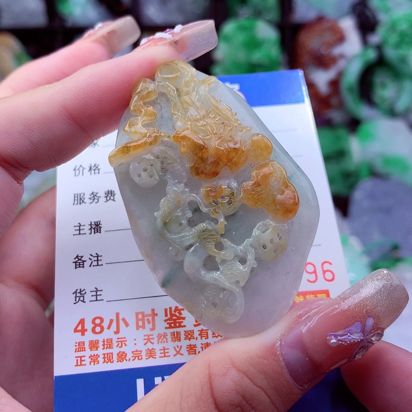 【闪购商品】翡翠颈饰未镶嵌挂件