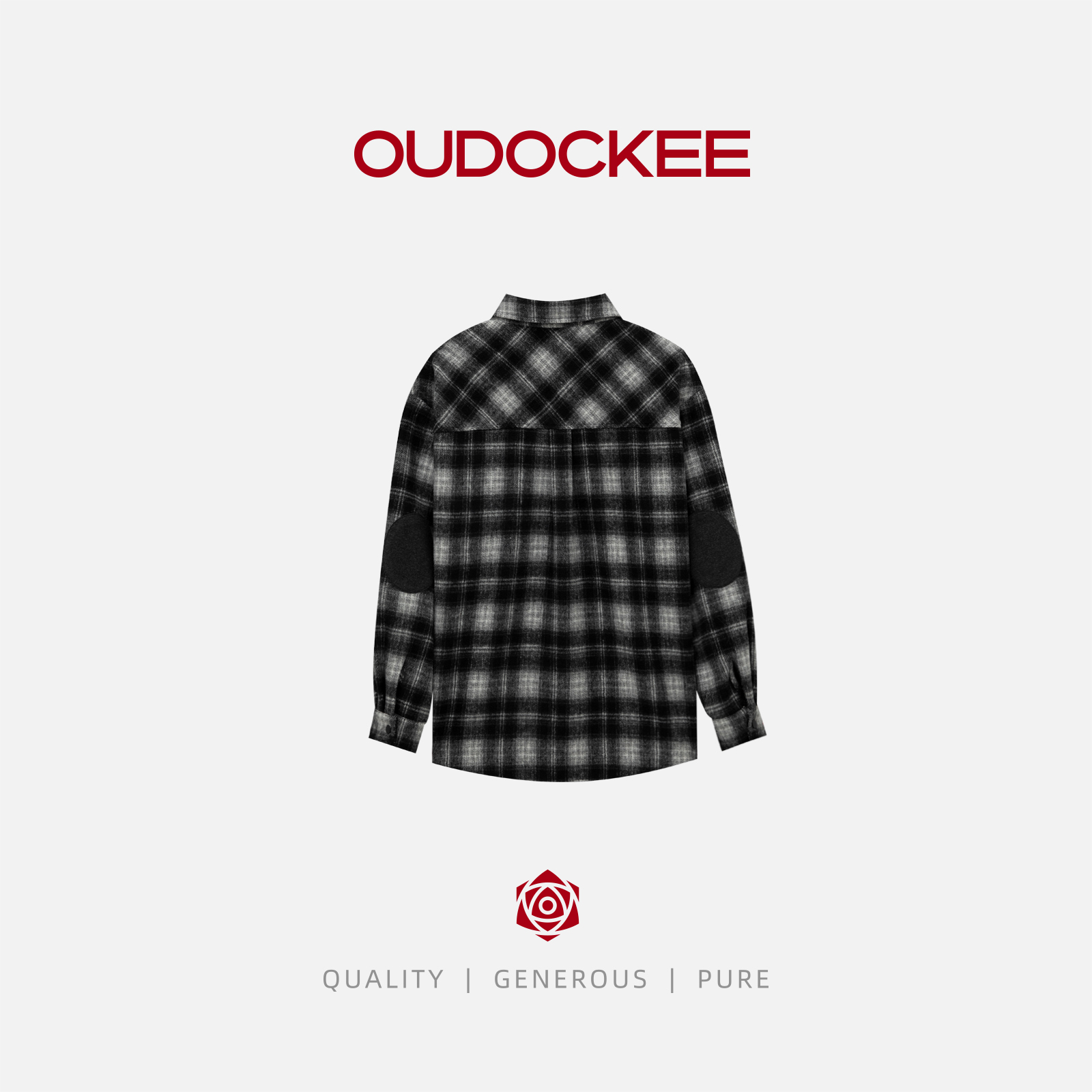 OUDOCKEE 鸥鸥 【盲盒】补丁衬衣+小羊绒 组合 盲盒 991-546-