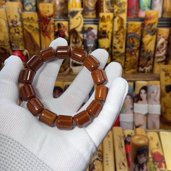 船***观香榧木玉华手串船长哥