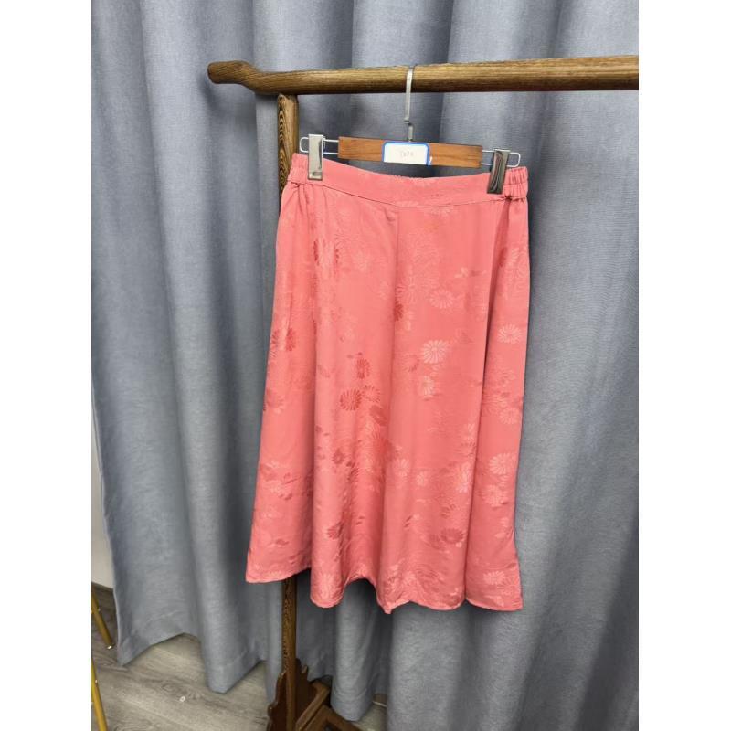 2025秋季新款时尚百搭桑蚕丝半身裙女T578