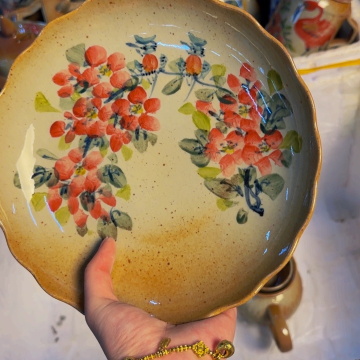 瓷片景德镇陶瓷手工手绘