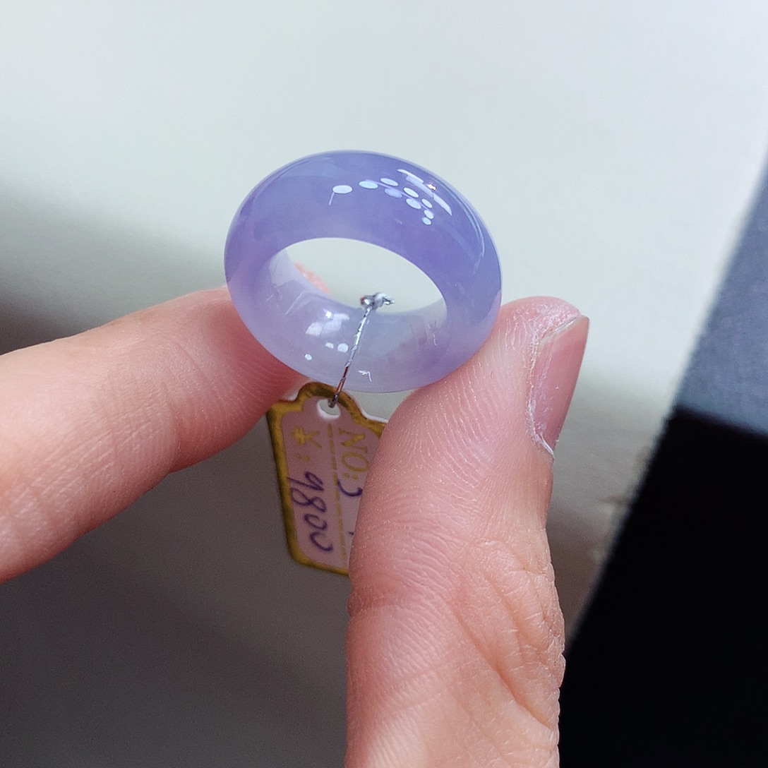 未镶嵌戒指翡翠3-4号