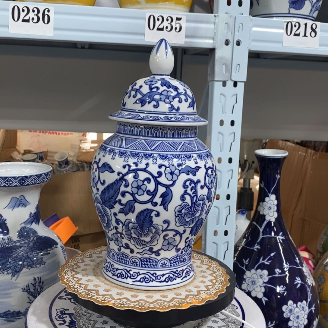 【闪购商品】摆件将军罐花瓶摆件