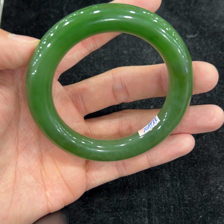 和田玉手镯未镶嵌宁**远内径55.6