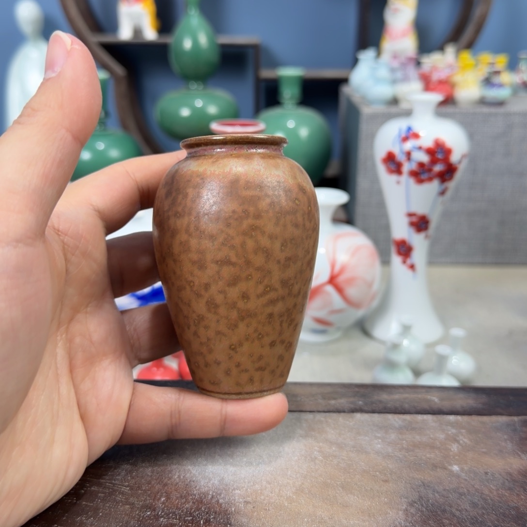 陶瓷手工小花器摆件