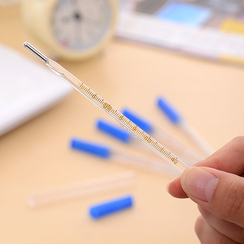 (少量现活)家用高精度水银体温计大字加粗医疗用品（非药品）