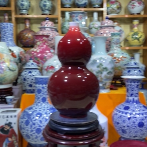 瓶景德镇陶瓷花瓶摆件