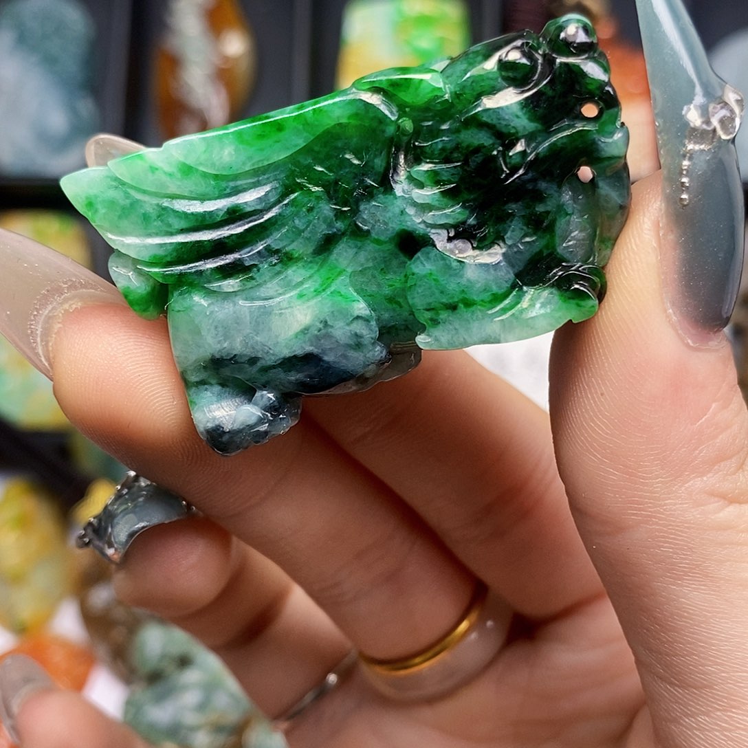 定制翡翠未镶嵌翡翠A货一物一证