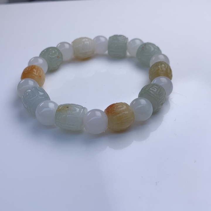 翡翠手串未镶嵌10mm！