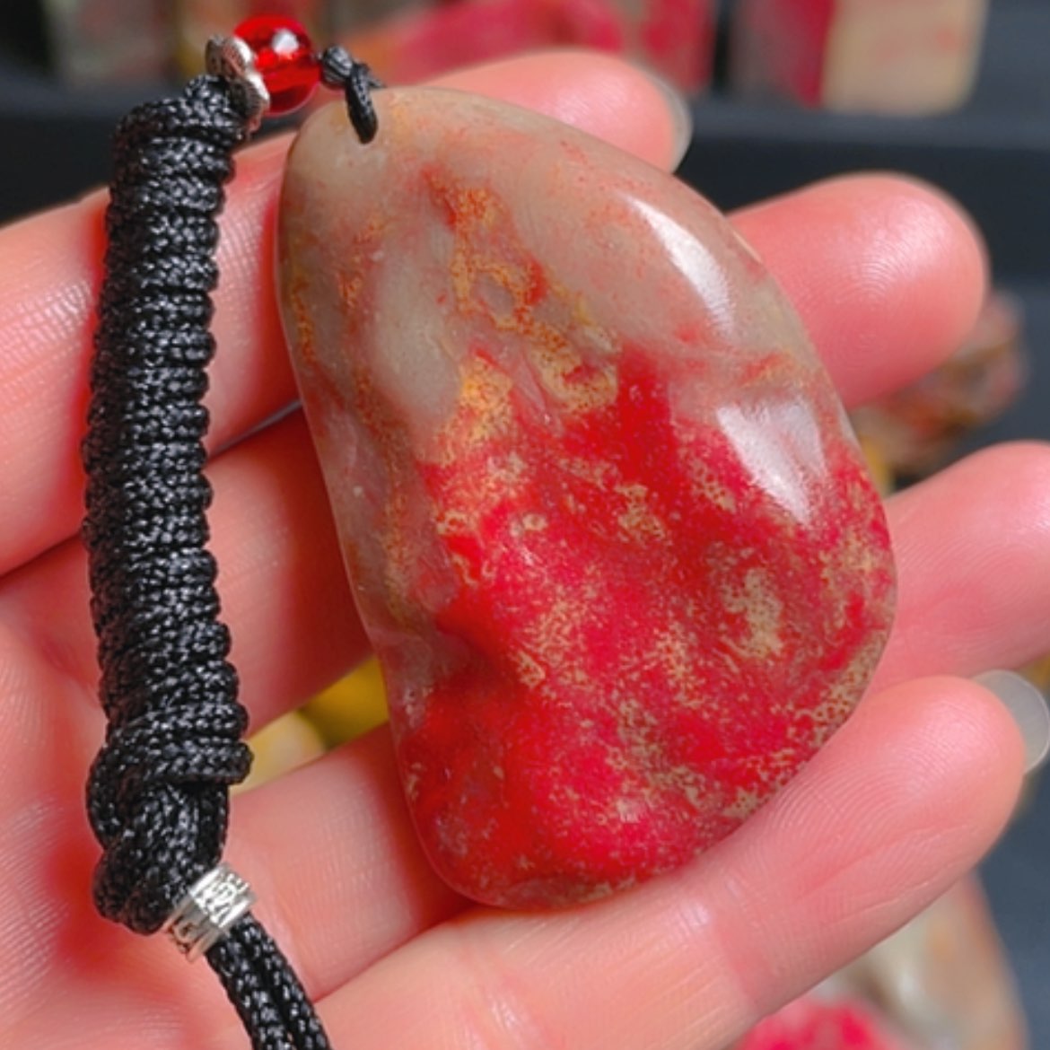 【闪购商品】昌化鸡血石昌化鸡血石原石挂件料