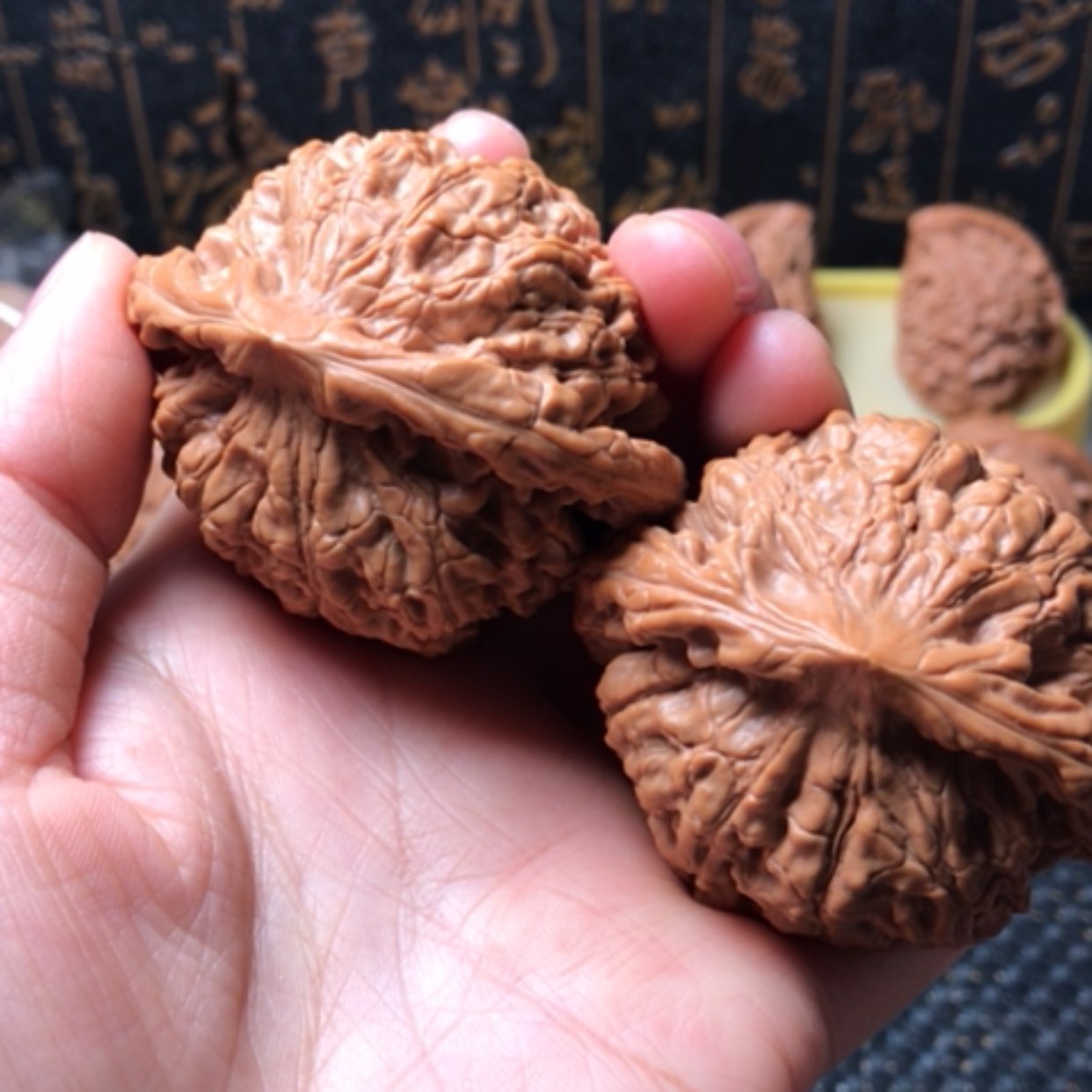 【闪购商品】摆件核桃龙顶官帽