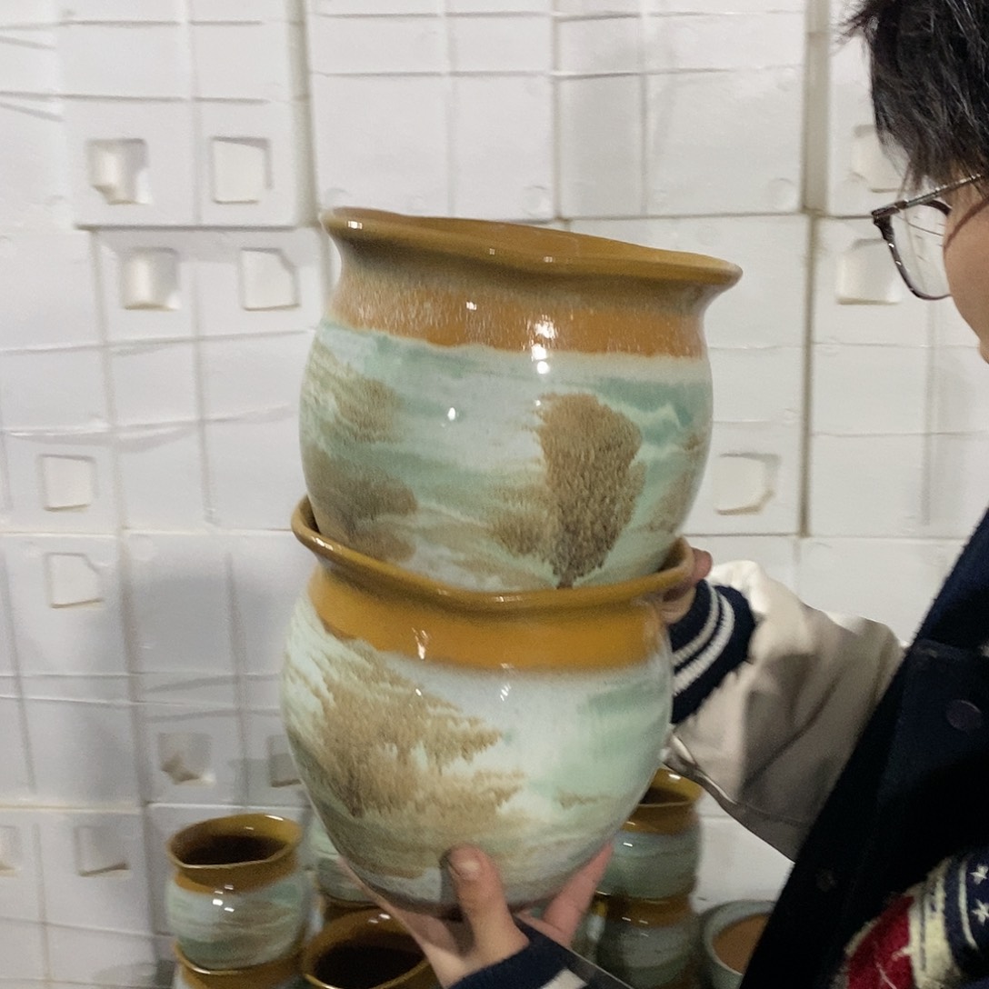 紫砂花盆瑕疵18/20f j j h g g