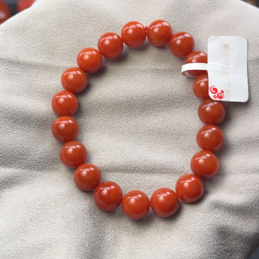 南红玛瑙未镶嵌手链