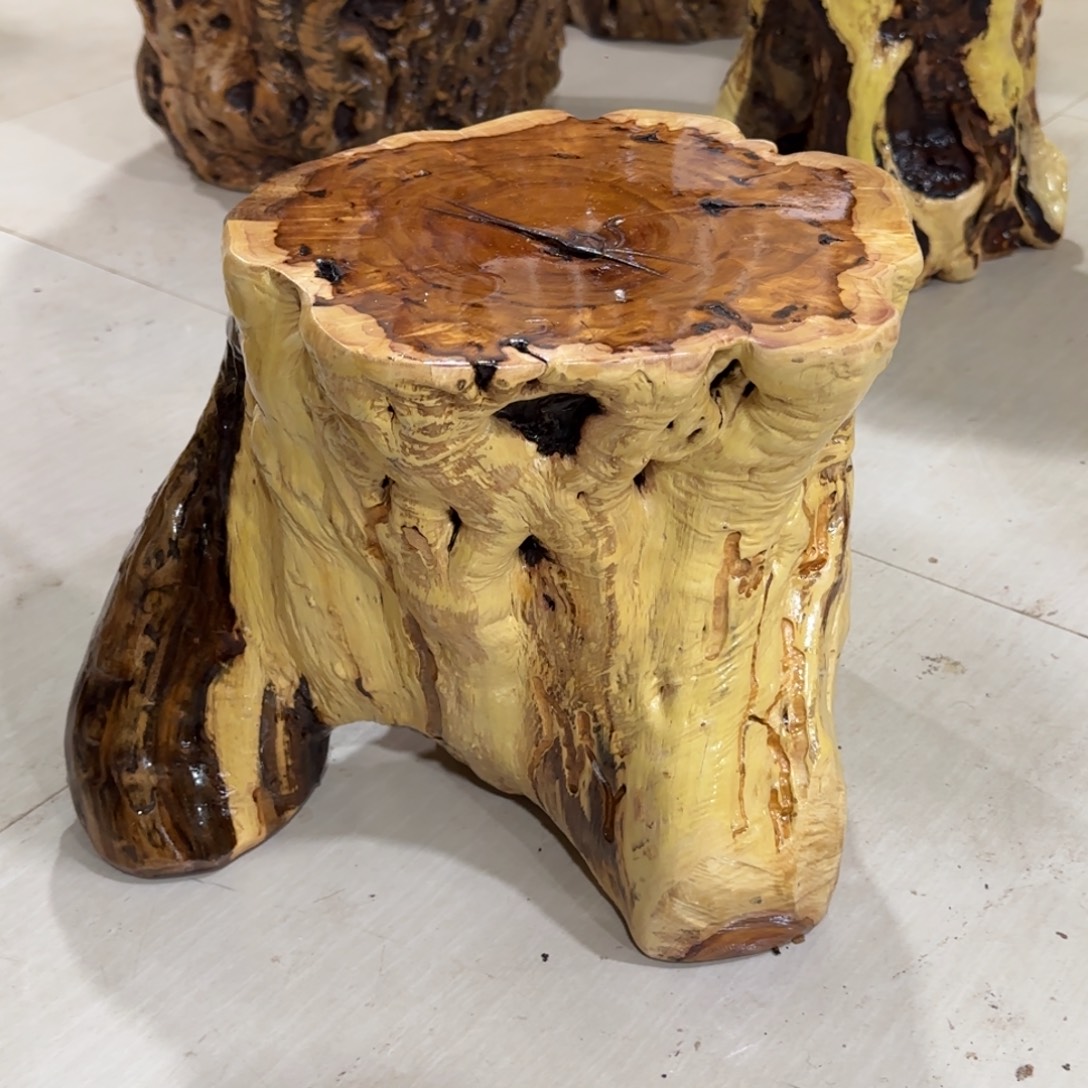 泰***团龙纹鸡心枣木手工艺品 