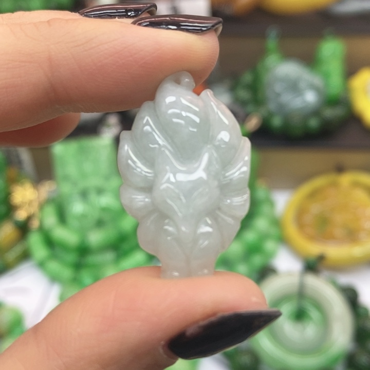 翡翠未镶嵌颈饰项链3