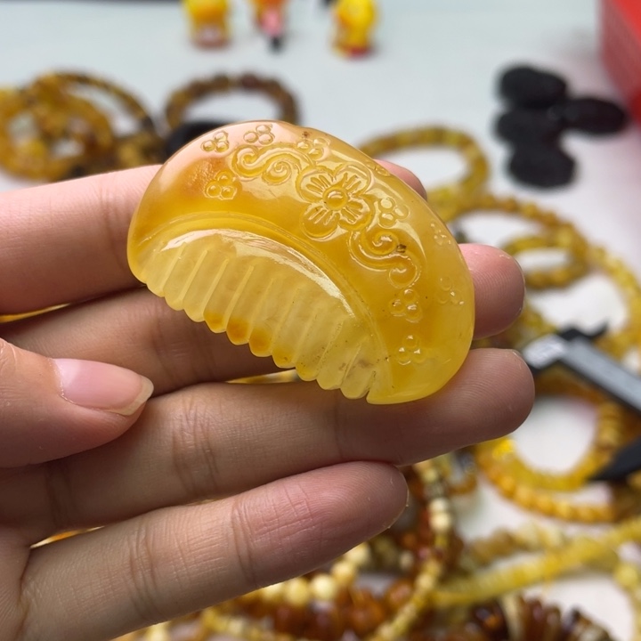 树脂六臻珠宝天然手串