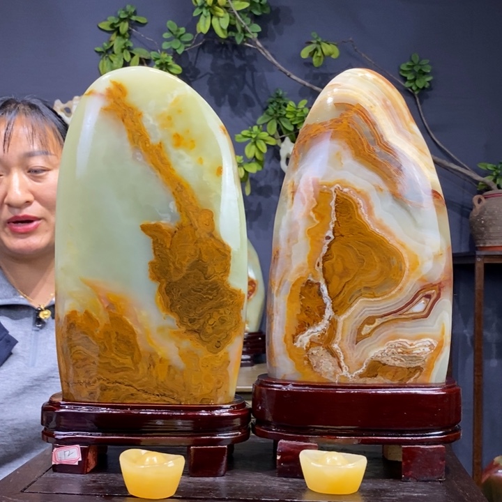 石材精品古青石摆件