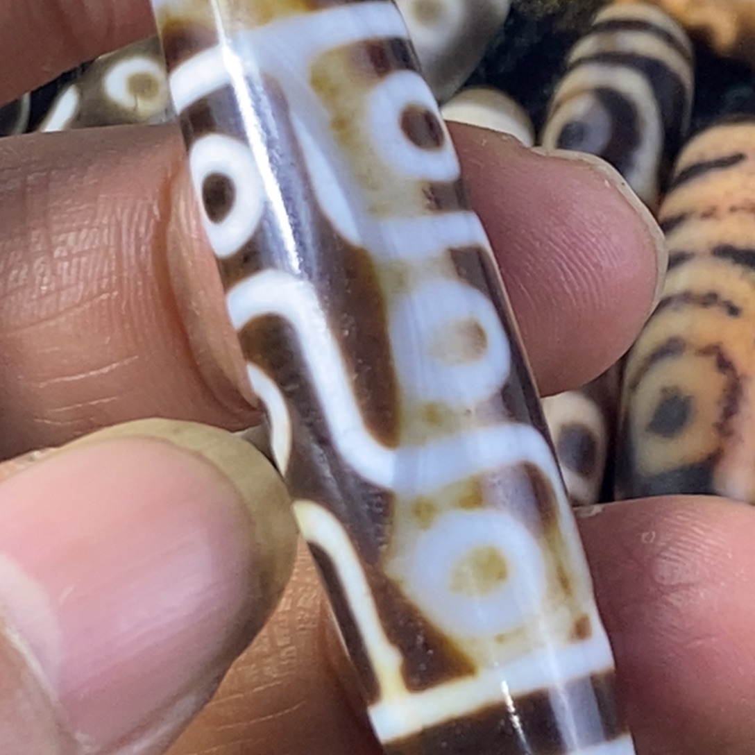 玛瑙/玉髓颈饰未镶嵌行运钟志明九眼