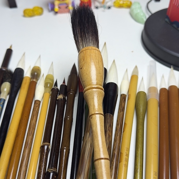 毛笔书法作品斗笔