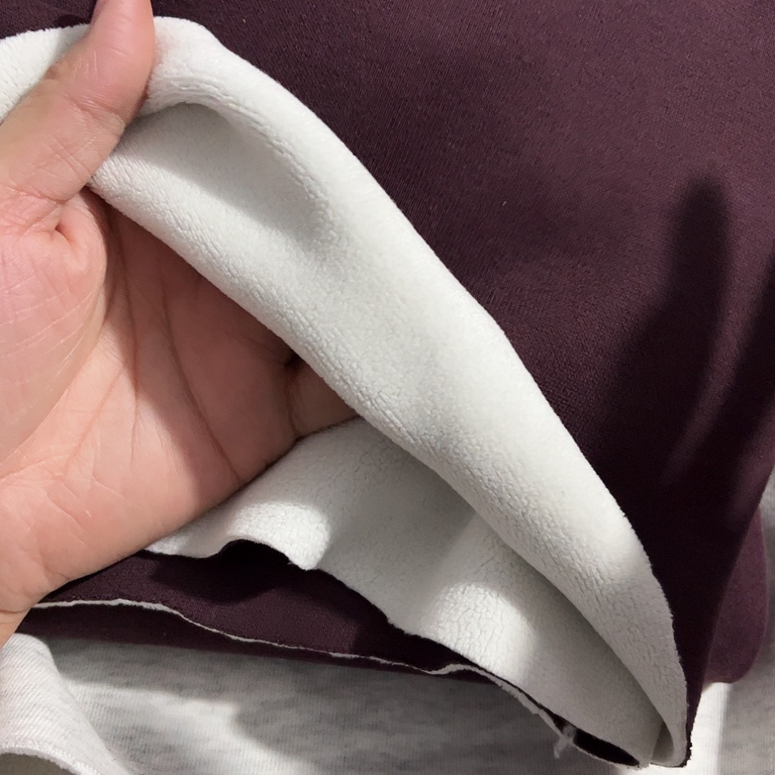 酱紫色奥利绒1.8×2米长带螺纹特价