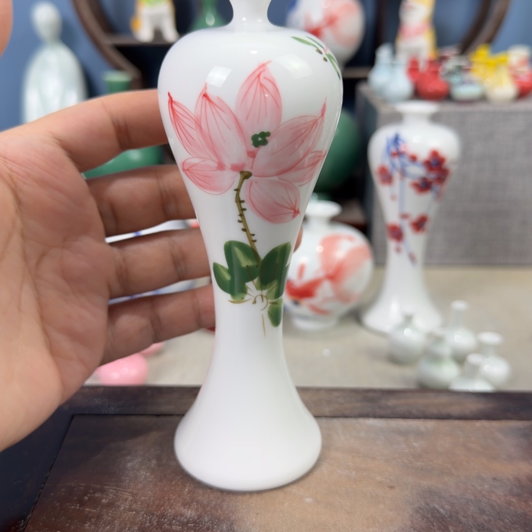 陶瓷手工小花器摆件