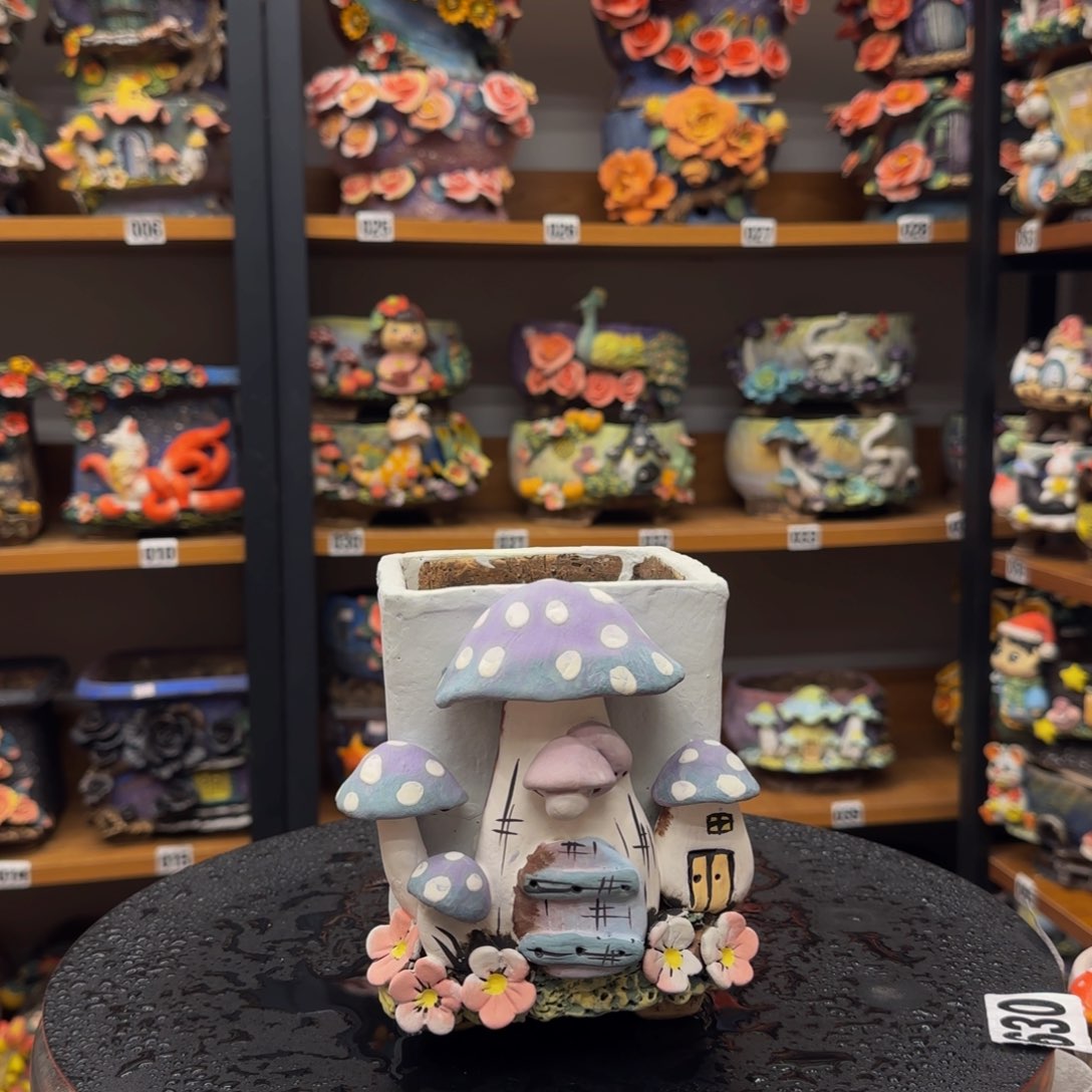 【闪购商品】蓉*儿粗陶手捏
