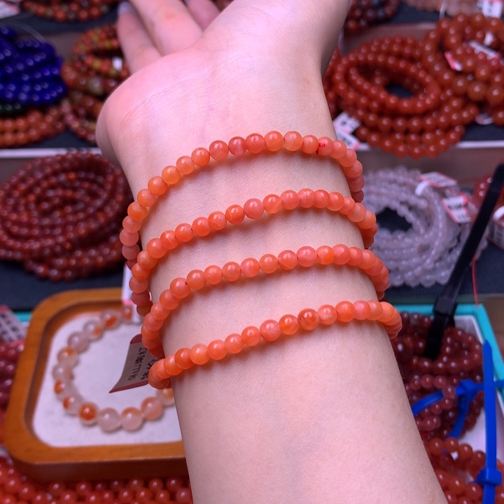 未镶嵌手链南红玛瑙7号卡4