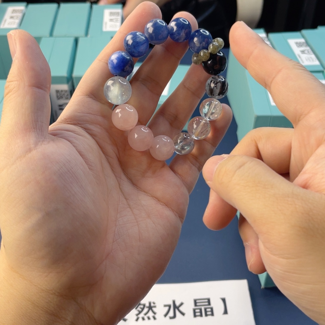 手链银S925镶嵌水晶