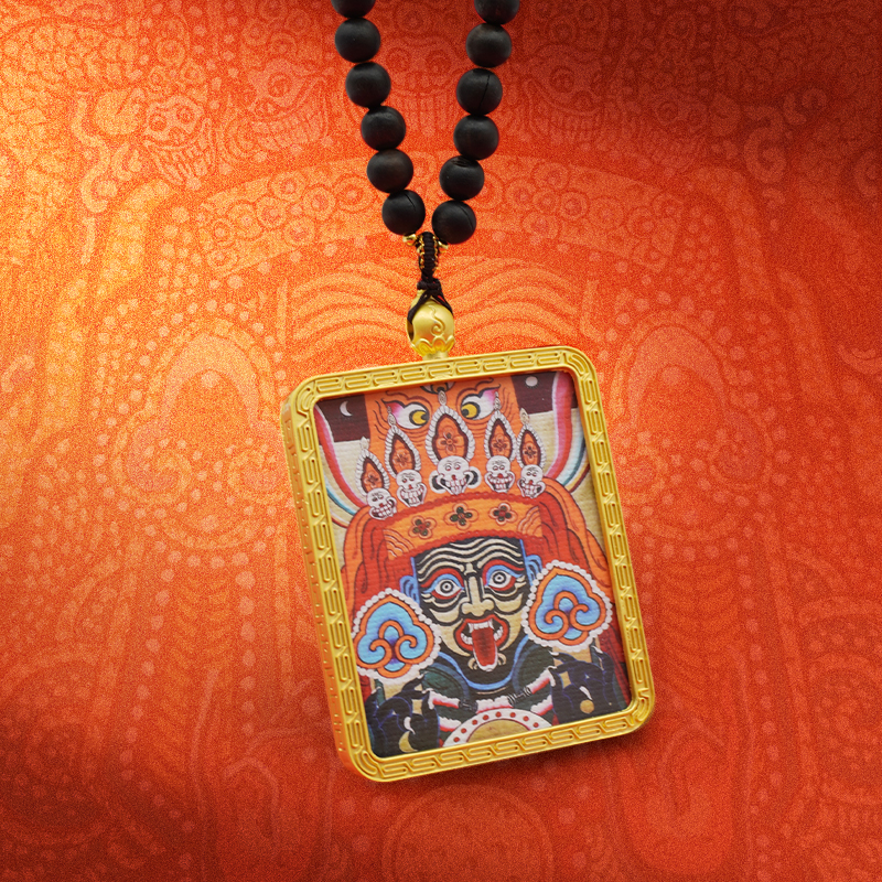 非金属珐琅吊坠 【抱富】扎基卡卡吊坠