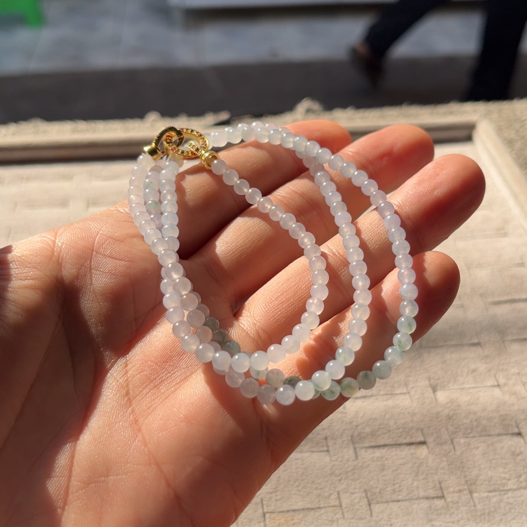 定制翡翠未镶嵌翡翠项链定制