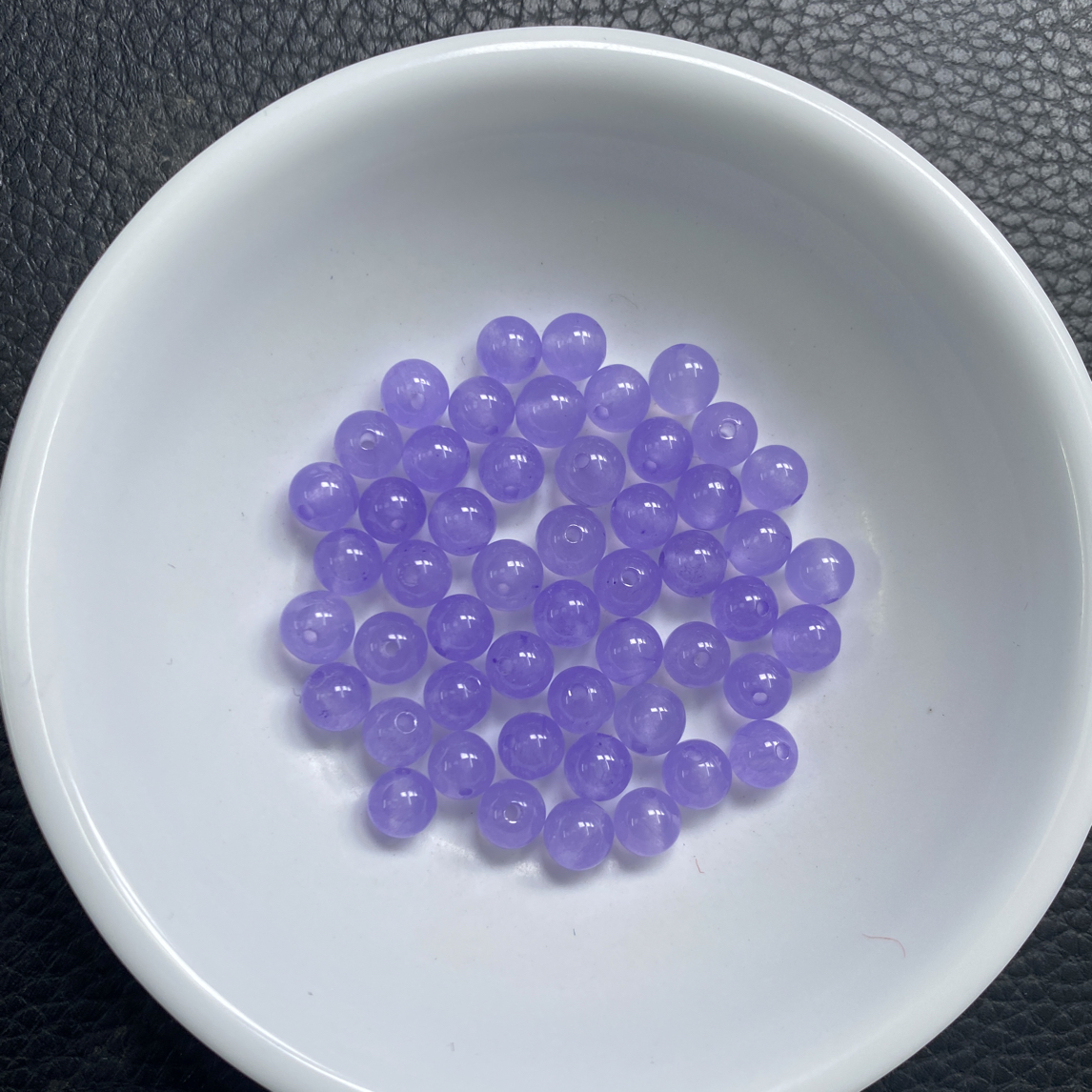 金禧缘珠宝～B28冰紫罗兰 6mm30个5.8元