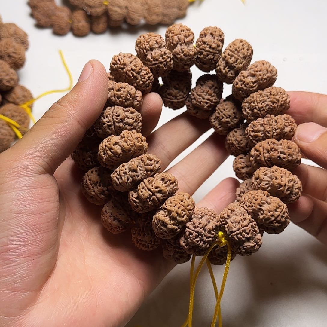 金刚菩提手串23尺寸引黄夹板