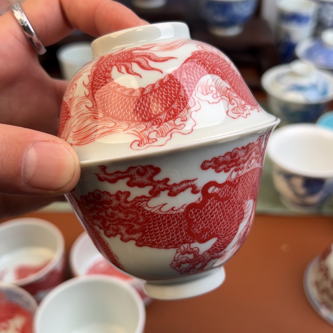 瓷片张*果景德镇瓷器手工手绘