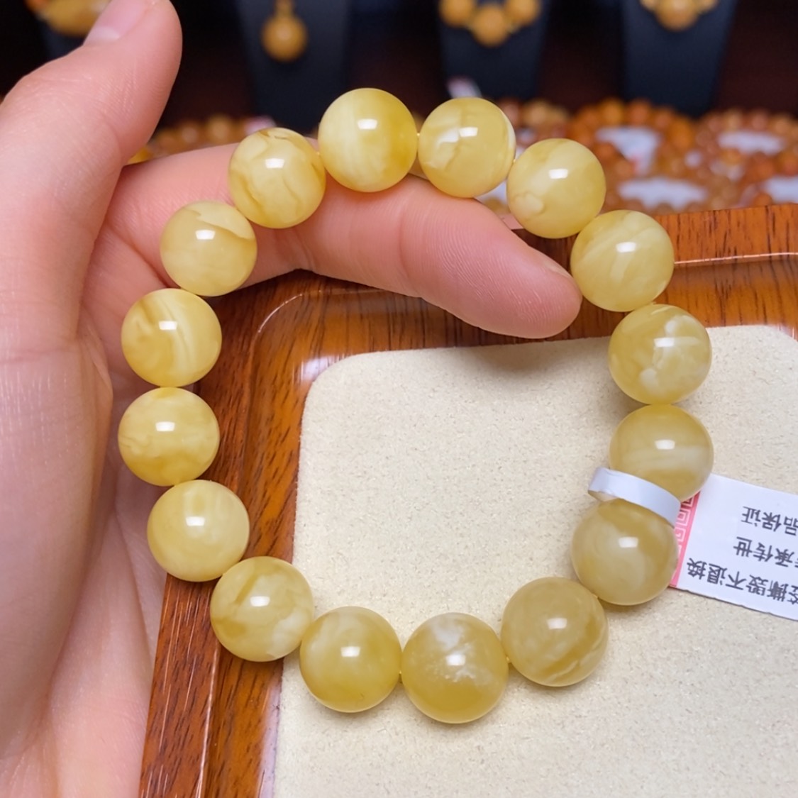 【闪购商品】蜜蜡手链未镶嵌手串