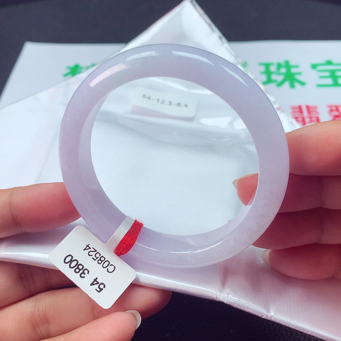 翡翠手镯未镶嵌天然缅甸A货翡翠手镯