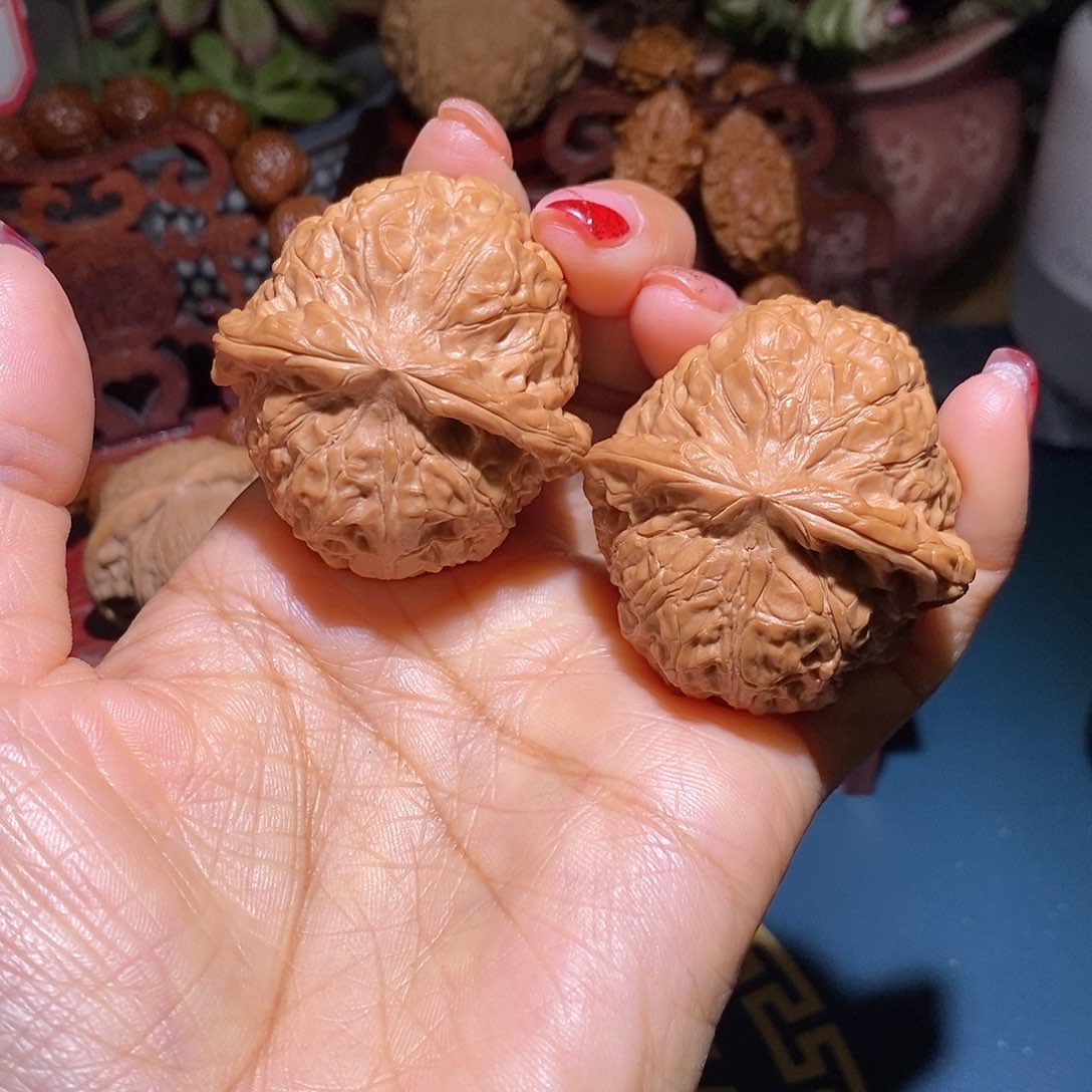 文玩核桃把件43南瓜墩全品