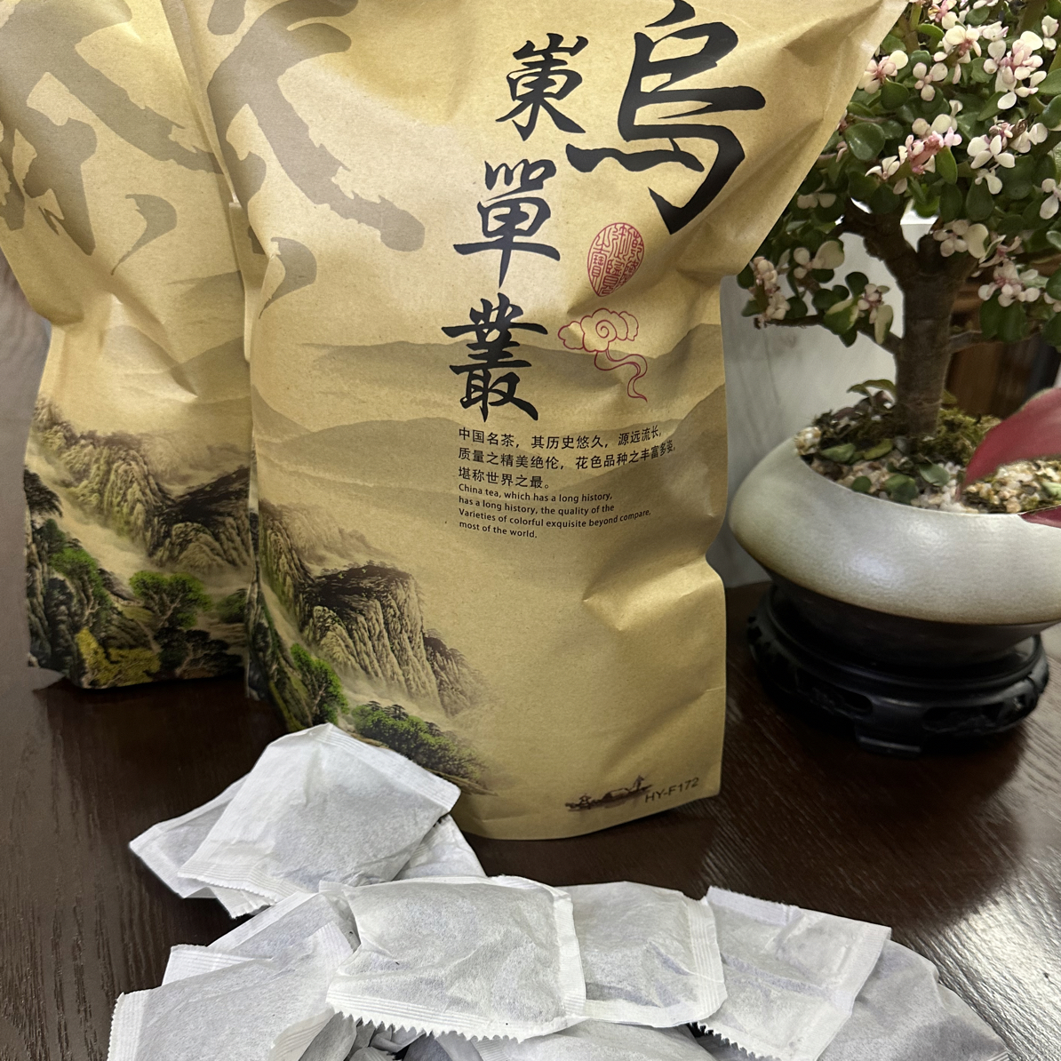 春季高山浓香回甘蜜韵蜜兰香清香鸭屎香茶沫小袋装