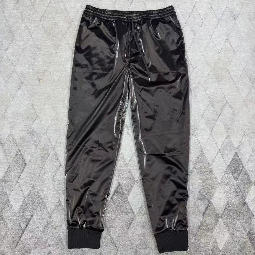 未使用 Hermes/爱马仕 男款金属感休闲慢跑裤