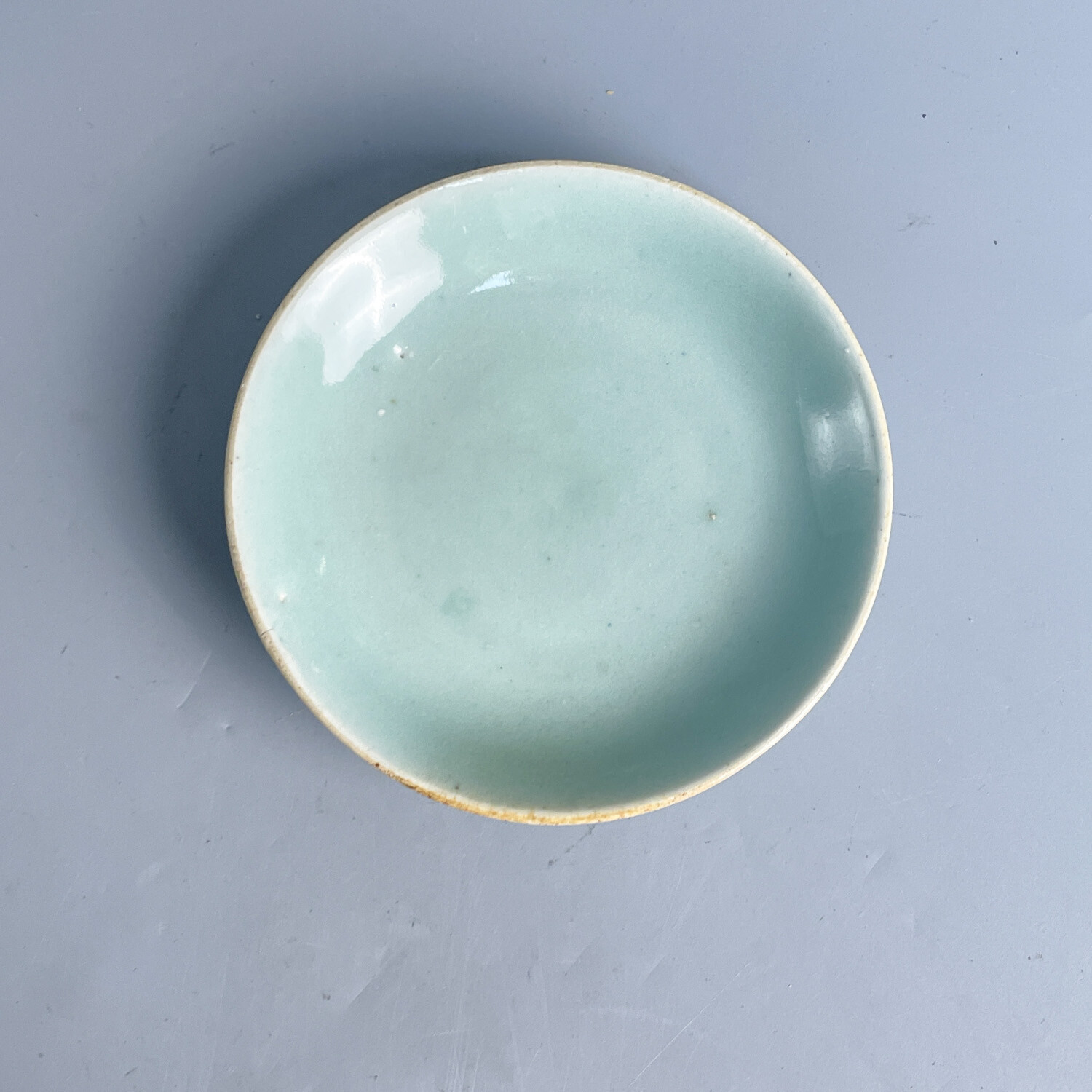 道光豆青釉小盘-M25GQ008788