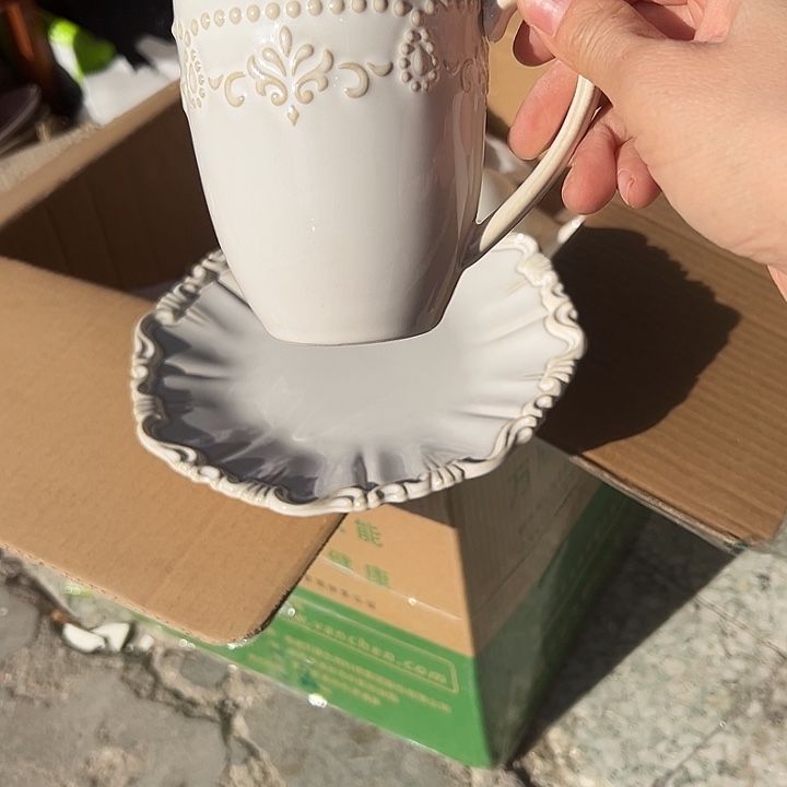 瓷片默认瑕疵商品高水杯子