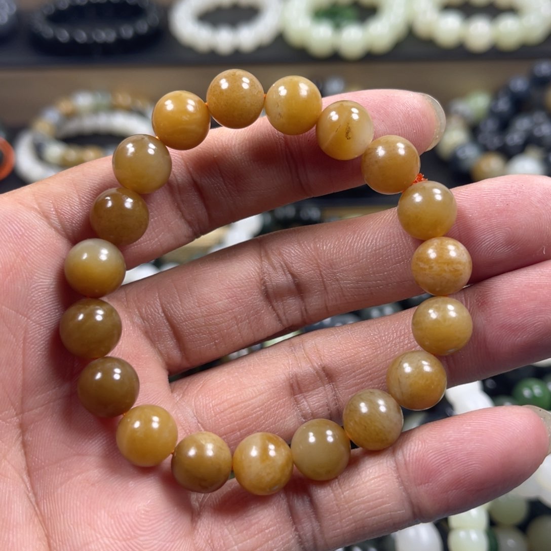 和田玉手串未镶嵌